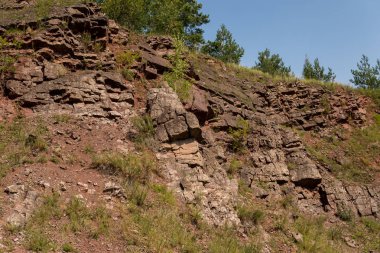 ayrıntı içinde eski kalker ocağı jeolojik yapıların holly zachelmie yılında Polonya Dağları aşmak