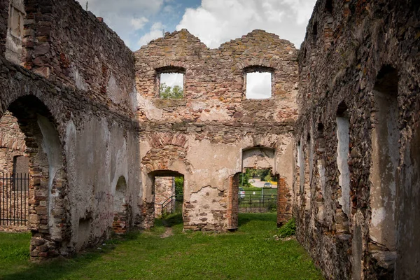 Руины Старого Сталелитейного Завода Городе Самсонов Польше — стоковое фото