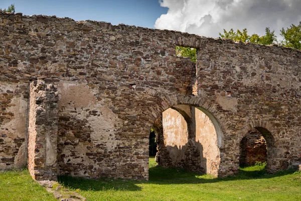 Ruinas Antigua Fábrica Acero Samsonow Ciudad Polonia — Foto de Stock