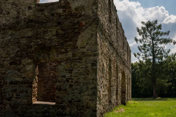 Ruinen Eines Alten Stahlwerks Samsonow Polen — Stockfoto