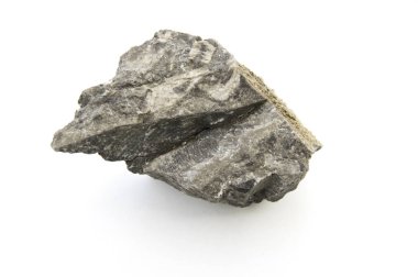 Beyaz arka plan üzerinde izole taş detay