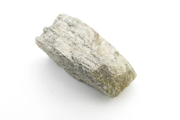 Primer Plano Piedra Magmática Aislada Sobre Fondo Blanco —  Fotos de Stock