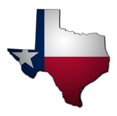 Bayraklı Teksas eyaleti