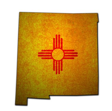 Bayraklı New Mexico eyaleti