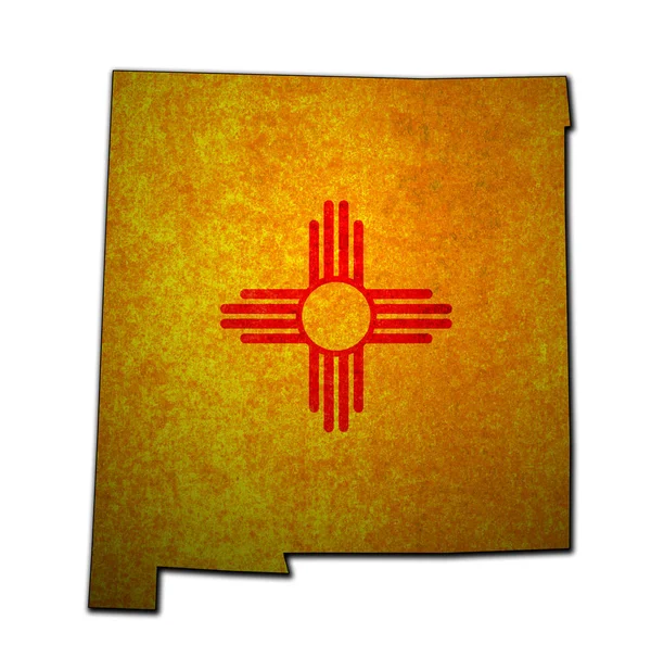 Bayraklı New Mexico eyaleti — Stok fotoğraf