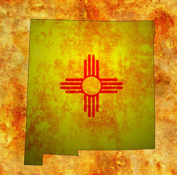 Bayraklı New Mexico eyaleti — Stok fotoğraf