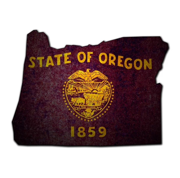 Bayrak lı Oregon eyaleti — Stok fotoğraf