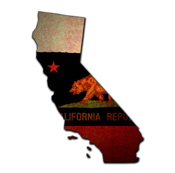 Bayraklı Kaliforniya eyaleti — Stok fotoğraf
