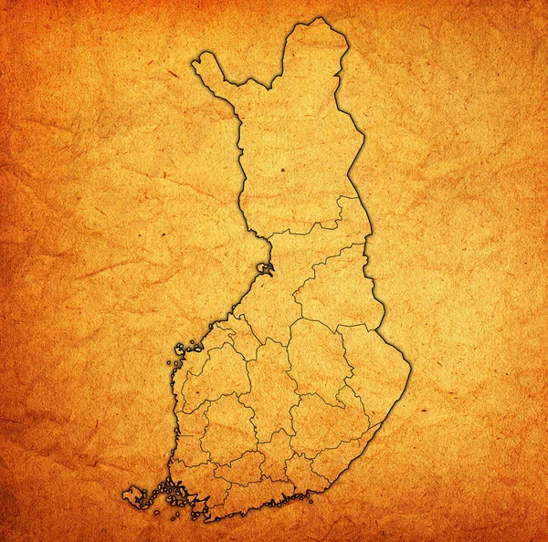 Регионы Финляндии — стоковое фото