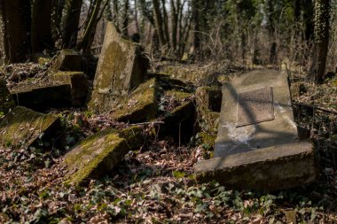 kırık yahudi matzevah