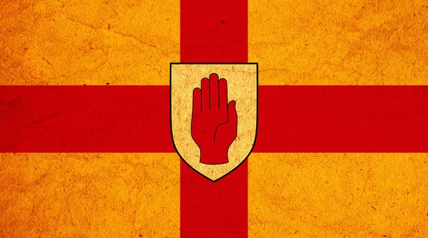 Ulster vlajka — Stock fotografie