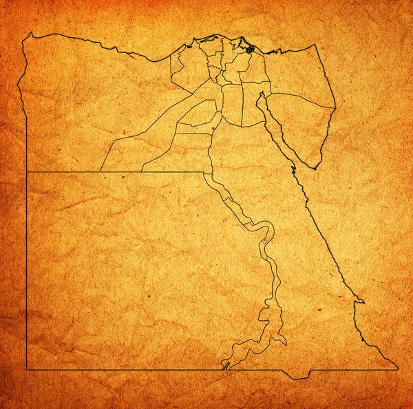 admistration map of egypt