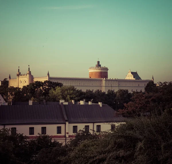 Nygotiskt slott i Lublin — Stockfoto