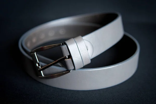 Men's gray belt — Stock Photo, Image