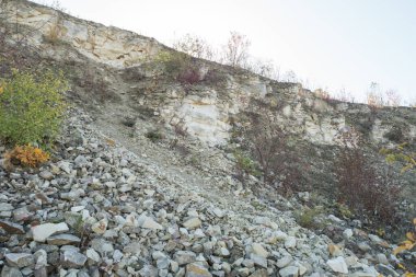  Kazimierz Dolny 'deki kireçtaşı ocağı.