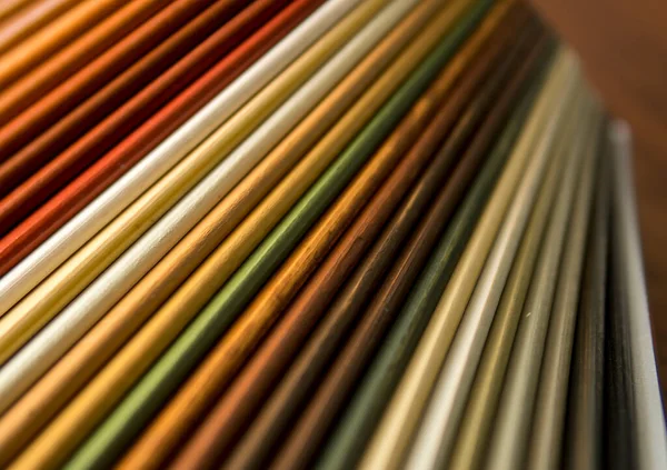 Dettaglio Colore Raccoglitore Vernice Speciale Pittura Del Legno — Foto Stock