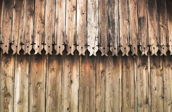 Detalle Una Pared Madera Una Antigua Casa Campo —  Fotos de Stock