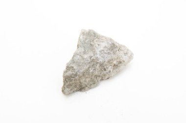 Beyaz arkaplan üzerinde izole edilmiş anhidrit detayı