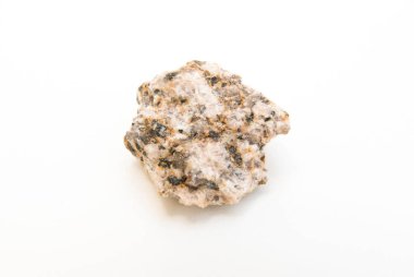 Beyaz mika geçitinin ayrıntıları beyaz arkaplanda izole edildi