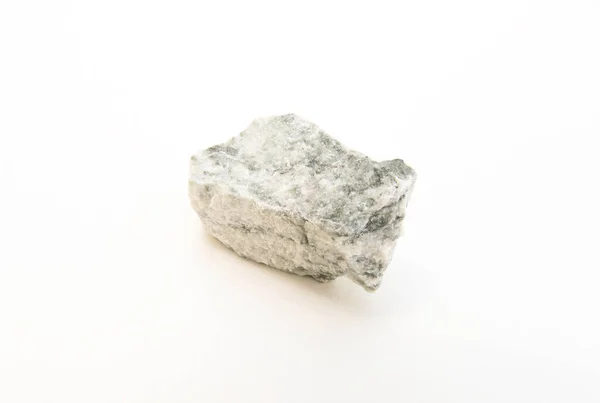 Dettaglio Fluorite Isolata Fondo Bianco — Foto Stock