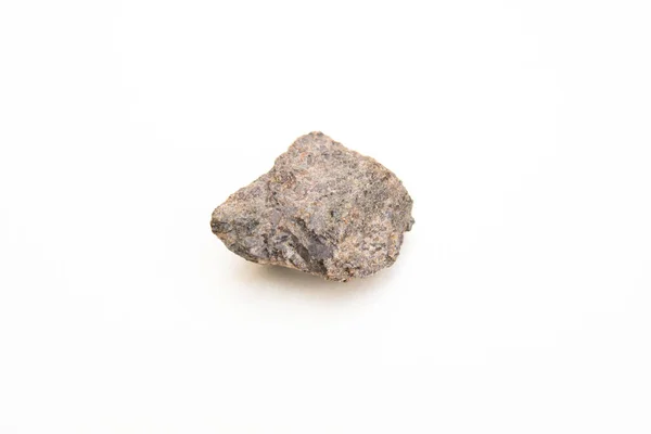 Dettaglio Sphalerite Isolata Fondo Bianco — Foto Stock