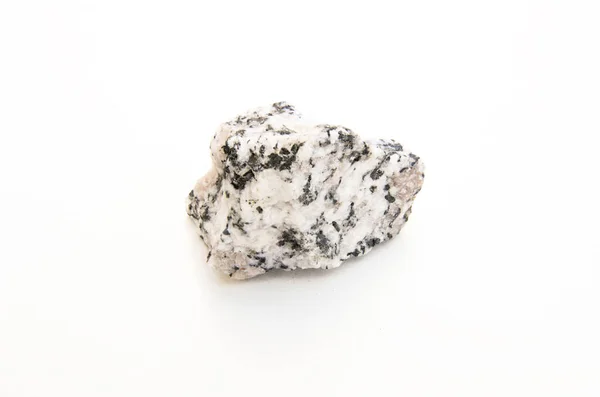 Detail Granite Isolated White Background — Stock Photo, Image