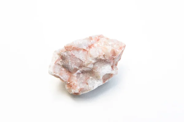 Detail Calcite Isolated White Background — Stock Photo, Image