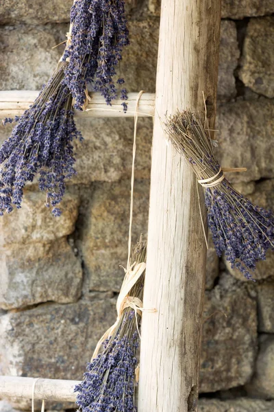 Lavendel Dekoration Stege — Stockfoto