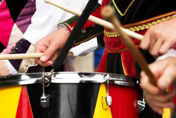 Traditionelle Trommeln Hautnah — Stockfoto