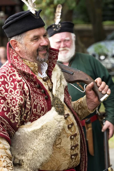 Gyulaffy Laszlo Traditionalist Banderium Badacsony September 2018 Hungary — Stock Photo, Image