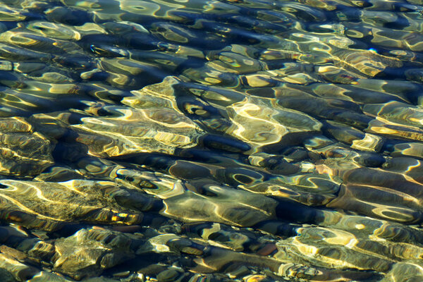 Чистая вода в зимнее время Балатон, Венгрия
