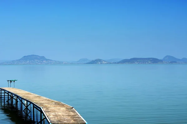 Paisagem Lago Balaton Hungria — Fotografia de Stock