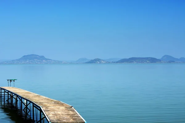 Landskap Balatonsjön Ungern — Stockfoto