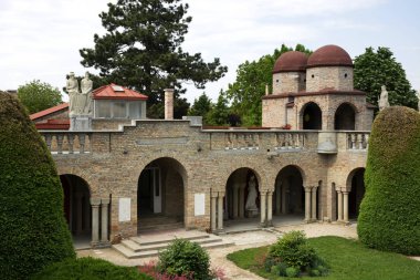 Bory kalesinin detayları 12. Mayıs 2019 , Szekesfehervar , Macaristan