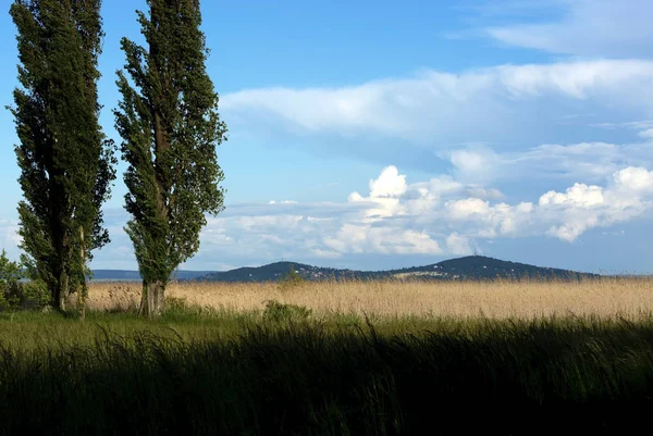 Paesaggio Del Lago Balaton Ungheria — Foto Stock