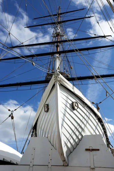 Old Sailing Ship Mast Equipment — Stock Photo, Image