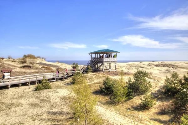 Curonian Spit Russie Mai 2018 Région Kaliningrad Vue Flèche Courlande — Photo