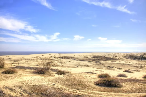 Região Kaliningrado Vista Curonian Spit Partir Altura Duna Efa Monumento — Fotografia de Stock