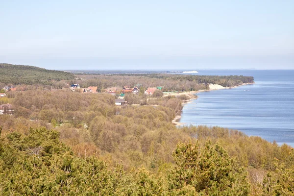 Kaliningradzkiego Widok Mierzei Kurońskiej Wysokości Wydmy Efa Pomnik Przyrody — Zdjęcie stockowe
