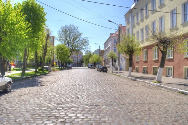 Sovetsk Rusya Federasyonu 2018 Olabilir Şehir Manzarası Sovetsk Şehir Caddede — Stok fotoğraf