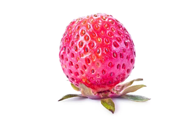 Beerenerdbeeren Isoliert Auf Weißem Hintergrund — Stockfoto