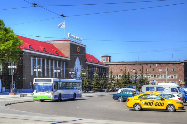 Kaliningrad Rusko Květen 2018 Jižní Železnice Městské Nádraží — Stock fotografie