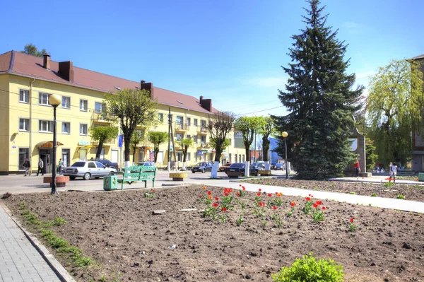 Neman Rusia Mayo 2018 Paisaje Urbano Centro Ciudad Victory Street — Foto de Stock