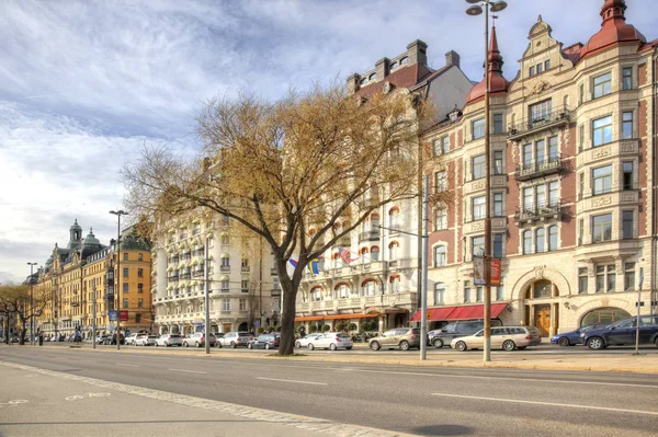 Stockholm Suecia 2013 Embankment Centro Histórico Ciudad — Foto de Stock