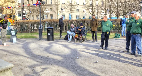 Stockholm Schweden Mai 2013 Unterhaltung Bewohner Der Stadt Teams Älterer — Stockfoto