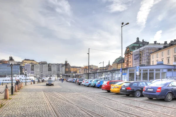 Stockholm Zweden Kan 2013 Stad Embankment Het Historische Centrum Van — Stockfoto