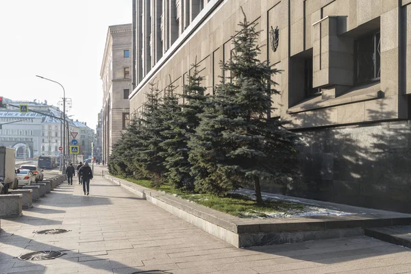 Москва Россия Декабрь 2018 Фасад Здания Фсб Большая Лубянка — стоковое фото