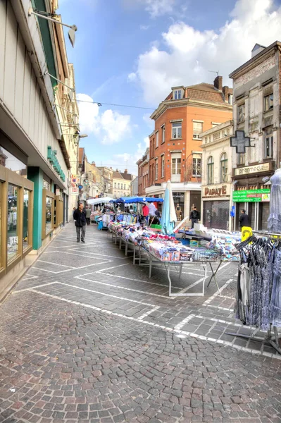 Lille Francja Może 2011 Miejskich Ulic Zabytkowym Centrum Miasta — Zdjęcie stockowe