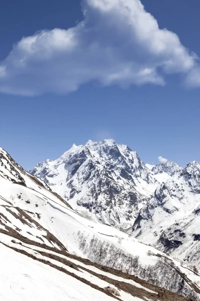 Bergen Den Climatic Och Ski Resort Dombay — Stockfoto