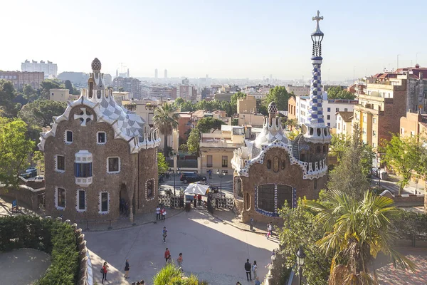Spanya Barcelona Mayıs 2014 Park Guell Barcelona Spanya Park Gaudi — Stok fotoğraf